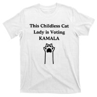 This Childless Cat Lady Is Voting Kamala T-Shirt