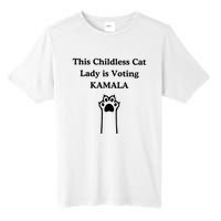 This Childless Cat Lady Is Voting Kamala Tall Fusion ChromaSoft Performance T-Shirt