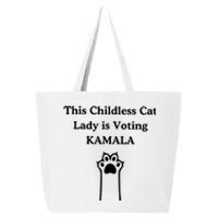 This Childless Cat Lady Is Voting Kamala 25L Jumbo Tote