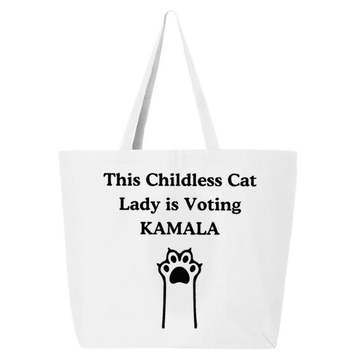 This Childless Cat Lady Is Voting Kamala 25L Jumbo Tote