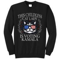 This Childless Cat Lady Is Voting Kamala Premium Tall Sweatshirt