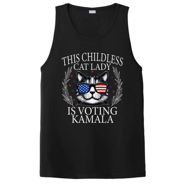 This Childless Cat Lady Is Voting Kamala Premium PosiCharge Competitor Tank