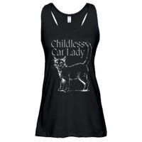 This Childless Cat Lady Ladies Is Voting Kamala Harris 2024 Ladies Essential Flowy Tank