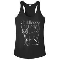 This Childless Cat Lady Ladies Is Voting Kamala Harris 2024 Ladies PosiCharge Competitor Racerback Tank