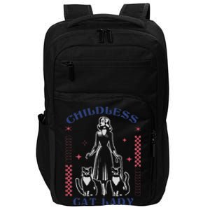 This Childless Cat Lady Ladies Is Voting Retro 2024 Usa Impact Tech Backpack