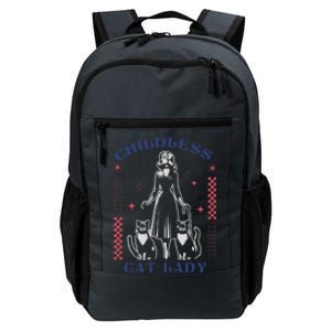 This Childless Cat Lady Ladies Is Voting Retro 2024 Usa Daily Commute Backpack