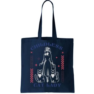 This Childless Cat Lady Ladies Is Voting Retro 2024 Usa Tote Bag