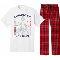 This Childless Cat Lady Ladies Is Voting Retro 2024 Usa Pajama Set