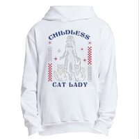 This Childless Cat Lady Ladies Is Voting Retro 2024 Usa Urban Pullover Hoodie