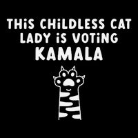 This Childless Cat Lady Is Voting Kamala Button