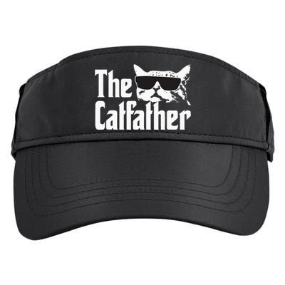 The Catfather Cat Daddy Funny Gif Adult Drive Performance Visor