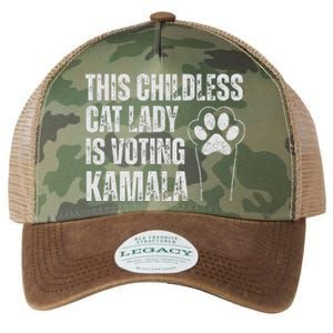 This Childless Cat Lady Is Voting Kamala Legacy Tie Dye Trucker Hat