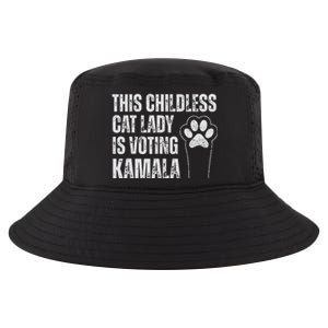 This Childless Cat Lady Is Voting Kamala Cool Comfort Performance Bucket Hat