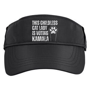 This Childless Cat Lady Is Voting Kamala Adult Drive Performance Visor