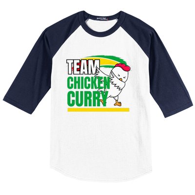 Team Chicken Curry Guyana And Trinidad Patriotic Cricket Baseball Sleeve Shirt