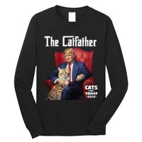 The Catfather Cat For Trump 2024 Long Sleeve Shirt