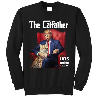 The Catfather Cat For Trump 2024 Sweatshirt