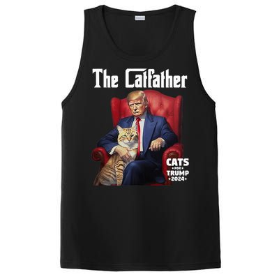 The Catfather Cat For Trump 2024 PosiCharge Competitor Tank