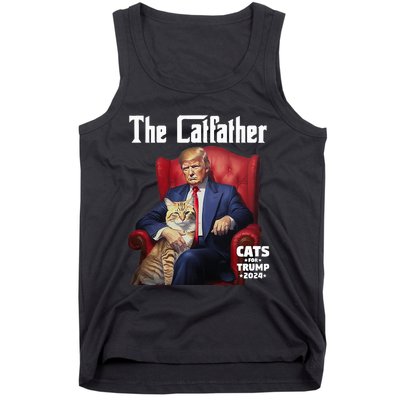 The Catfather Cat For Trump 2024 Tank Top