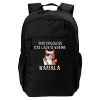 This Childless Cat Lady Is Voting Kamala 2024 Daily Commute Backpack