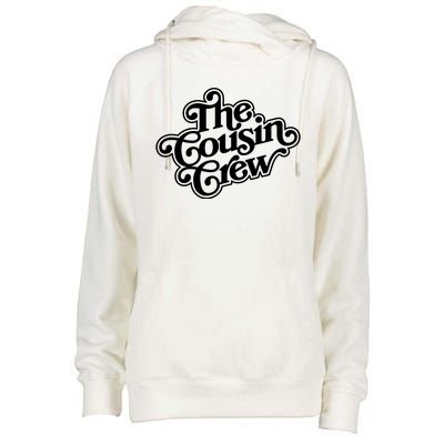 The Cousin Crew Funny Shirts Womens Funnel Neck Pullover Hood