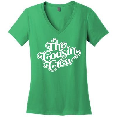 The Cousin Crew Funny Shirts Women's V-Neck T-Shirt