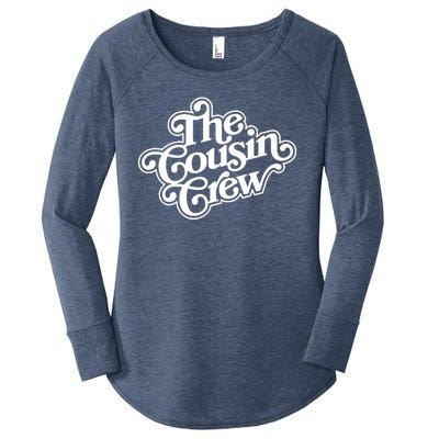 The Cousin Crew Funny Shirts Women's Perfect Tri Tunic Long Sleeve Shirt