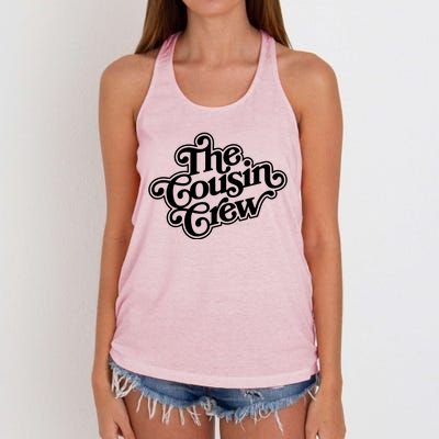 The Cousin Crew Funny Shirts Women's Knotted Racerback Tank