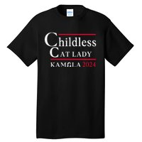 This Childless Cat Lady Is Voting Kamala Election 2024 Tall T-Shirt