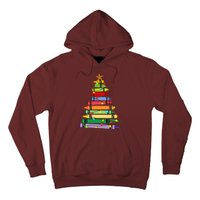 Teacher Christmas C.R.A.Y.O.N Tree Light Gifts Student Hoodie