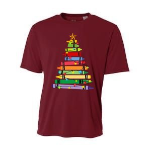 Teacher Christmas C.R.A.Y.O.N Tree Light Gifts Student Performance Sprint T-Shirt