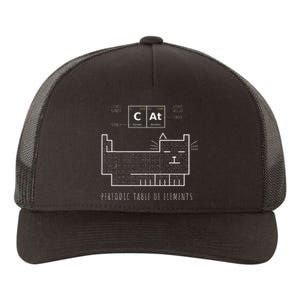 The Chemistry Cat Periodic Table Of Elements Yupoong Adult 5-Panel Trucker Hat