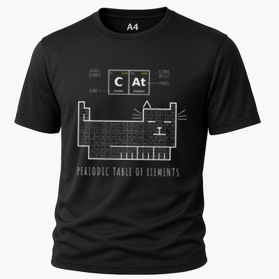 The Chemistry Cat Periodic Table Of Elements Performance Shirt