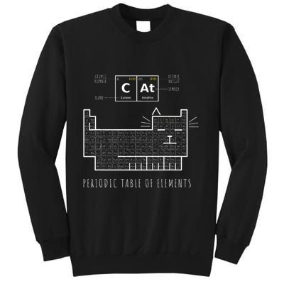 The Chemistry Cat Periodic Table Of Elements Sweatshirt