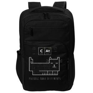 The Chemistry Cat Periodic Table Of Elements Impact Tech Backpack