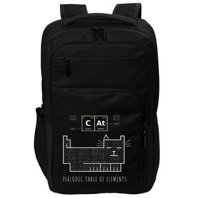 The Chemistry Cat Periodic Table Of Elements Impact Tech Backpack