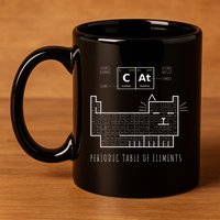 The Chemistry Cat Periodic Table Of Elements 11oz C Handle Ceramic Mug