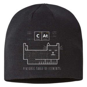 The Chemistry Cat Periodic Table Of Elements Sustainable Beanie