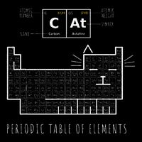 The Chemistry Cat Periodic Table Of Elements 16 in Basic Backpack