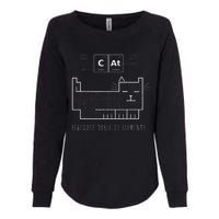 The Chemistry Cat Periodic Table Of Elements Womens California Wash Sweatshirt