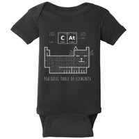 The Chemistry Cat Periodic Table Of Elements Baby Bodysuit
