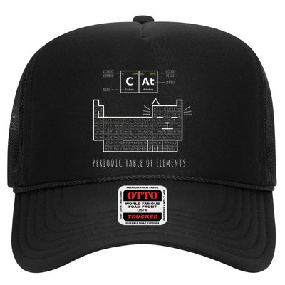 The Chemistry Cat Periodic Table Of Elements Trucker Hat