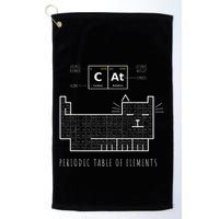 The Chemistry Cat Periodic Table Of Elements Golf Towel