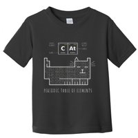 The Chemistry Cat Periodic Table Of Elements Toddler T-Shirt