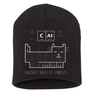 The Chemistry Cat Periodic Table Of Elements Short Acrylic Beanie