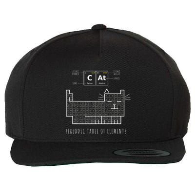 The Chemistry Cat Periodic Table Of Elements Wool Snapback Cap