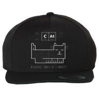 The Chemistry Cat Periodic Table Of Elements Wool Snapback Cap