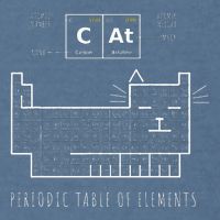 The Chemistry Cat Periodic Table Of Elements Garment-Dyed Sweatshirt