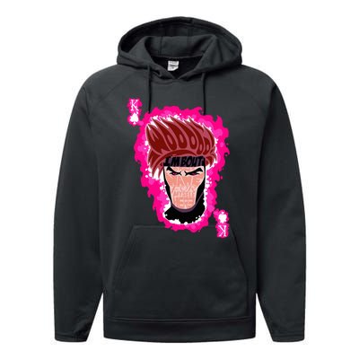 The Cajun Card King Performance Fleece Hoodie