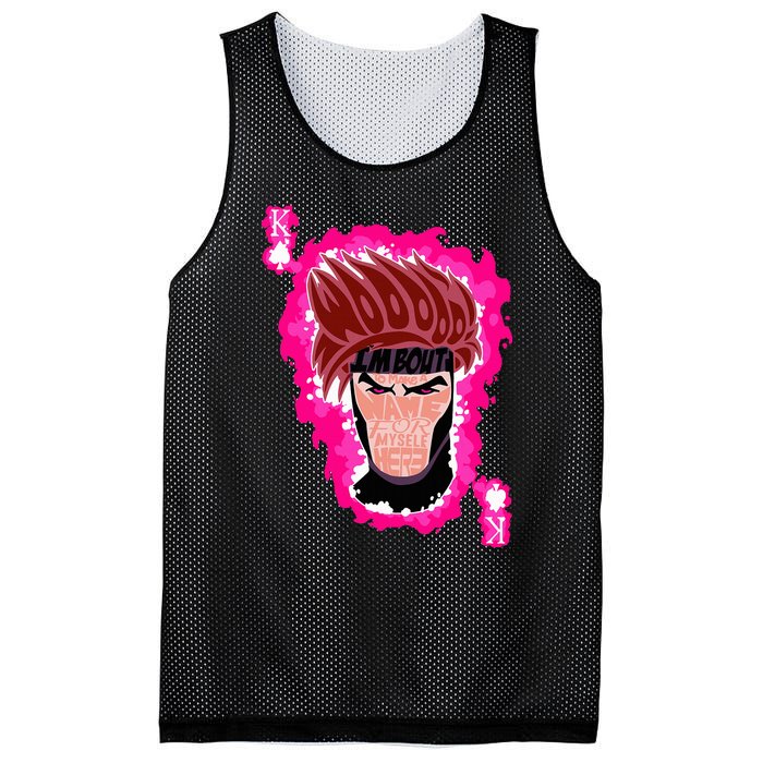 The Cajun Card King Mesh Reversible Basketball Jersey Tank